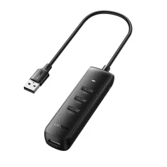   UGREEN CM416 4 az 1-ben  USB 4x USB hub adapter, 0,25m (fekete)