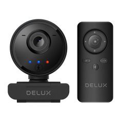 Delux DC07 webkamera mikrofonnal (fekete)