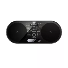   Baseus Digitális LED Kijelző Kettős Qi vezeték nélküli töltő, 20W