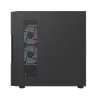 Darkflash DK431 Mesh számítógépház + 4 ARGB ventilátor (fekete)