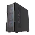 Darkflash DK431 Mesh számítógépház + 4 ARGB ventilátor (fekete)