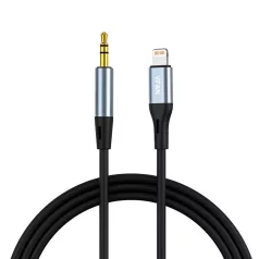   Kábel Vipfan L05 Lightning do mini jack 3.5mm AUX, 1m (szary)