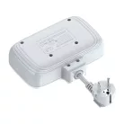Power strip 2 AC konnektorral, 3x USB, USB-C, LDNIO SE2435, 2500W (fehér)