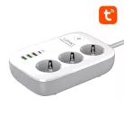 LDNIO SEW3452 Wi-Fi intelligens konnektor, Tuya (fehér)
