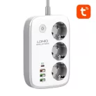 LDNIO SEW3452 Wi-Fi intelligens konnektor, Tuya (fehér)