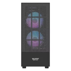   Darkflash A290 számítógépház + 3 RGB ventilátor (fekete)