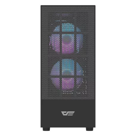 Darkflash A290 számítógépház + 3 RGB ventilátor (fekete)