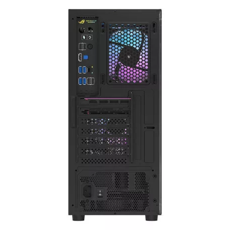 Darkflash A290 számítógépház + 3 RGB ventilátor (fekete)