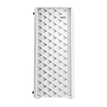 Darkflash DK351 számítógépház + 4 RGB ventilátor (fehér)