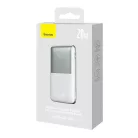 Baseus Bipow Pro Powerbank, 10000mAh, 2xUSB, USB-C, 20W (fehér)