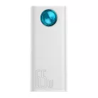 Baseus Amblight Powerbank 30000mAh, 4xUSB, USB-C, 65W (fehér)