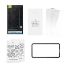 Baseus Crystal iPhone 14 Pro Max Edzett üvegfólia porálló bevonattal, 0,3 mm (2 db)