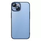 Baseus Glitter iPhone 14 Plus Átlátszó tok és üvegfólia (kék)