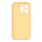 Baseus Liquid Silica iPhone 14 Pro Tok, üvegfólia és tisztító készlet (sárga)