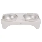 Bowls for dogs and cats Paw In Hand (White)