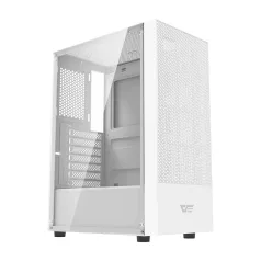   Darkflash A290 számítógépház + 3 RGB ventilátor (fehér)