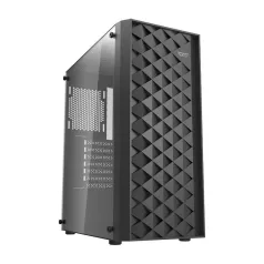   Darkflash DK351 számítógépház + 4 RGB ventilátor (fekete)