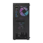 Darkflash DK351 számítógépház + 4 RGB ventilátor (fekete)