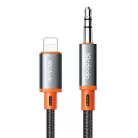 Mcdodo kábel CA-0780 Lightning 3,5 mm-es mini jack 3.5mm AUX, 1,2m (fekete)