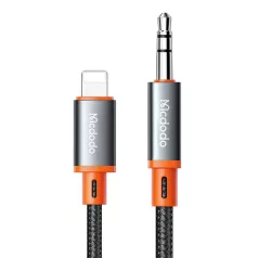   Mcdodo kábel CA-0780 Lightning 3,5 mm-es mini jack 3.5mm AUX, 1,2m (fekete)