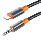 Mcdodo kábel CA-0780 Lightning 3,5 mm-es mini jack 3.5mm AUX, 1,2m (fekete)