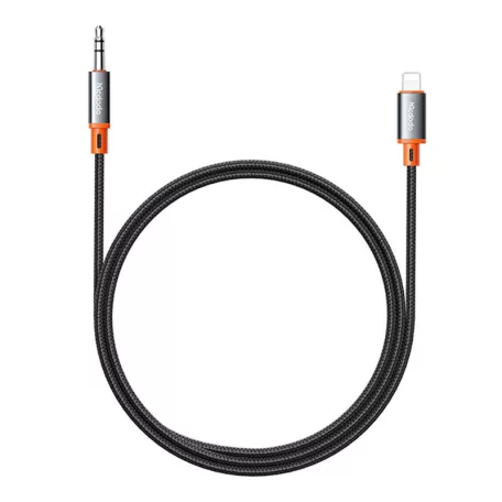 Mcdodo kábel CA-0780 Lightning 3,5 mm-es mini jack 3.5mm AUX, 1,2m (fekete)