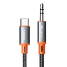 Mcdodo kábel CA-0820 USB-C 3.5mm-es mini jack 3.5mm AUX, 1.2m (fekete)