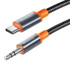 Mcdodo kábel CA-0820 USB-C 3.5mm-es mini jack 3.5mm AUX, 1.2m (fekete)
