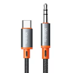   Mcdodo CA-900 USB-C to 3.5mm AUX mini jack cable, 1.8m (black)