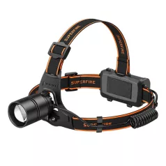 Fejlámpa Superfire HL71 – 500 lm, USB, 5 mód