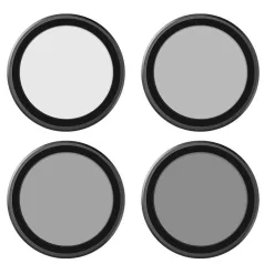   4 db-os TELESIN CPL/ND8/ND16/ND32 szűrőkészlet DJI Osmo Action 3 / 4 / 5 készülékhez