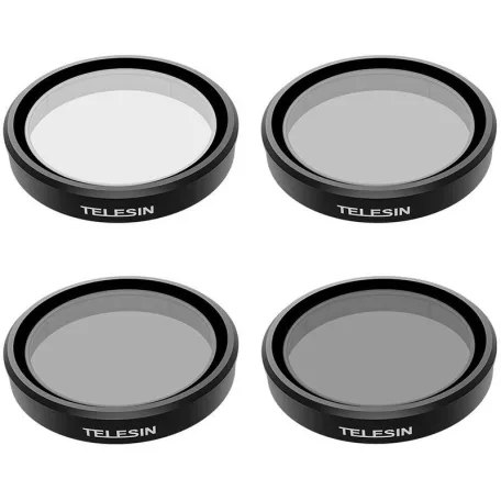 4 db-os TELESIN CPL/ND8/ND16/ND32 szűrőkészlet DJI Osmo Action 3 / 4 / 5 készülékhez