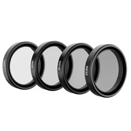 4 db-os TELESIN CPL/ND8/ND16/ND32 szűrőkészlet DJI Osmo Action 3 / 4 / 5 készülékhez