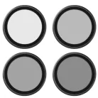 4 db-os TELESIN CPL/ND8/ND16/ND32 szűrőkészlet DJI Osmo Action 3 / 4 / 5 készülékhez