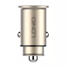 LDNIO C506Q USB, USB-C Car charger + MicroUSB Cable