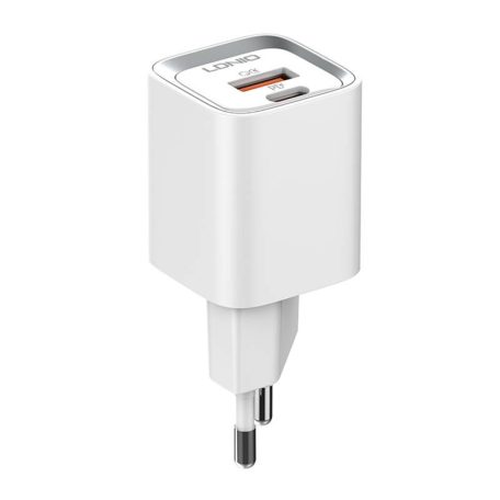 LDNIO A2318C USB, USB-C 20W Wall charger + USB-C Cable