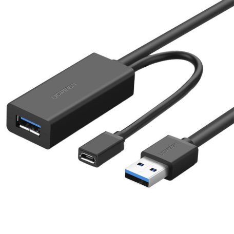 UGREEN  USB 3.0 Hosszabbító kábel, 10m (fekete)