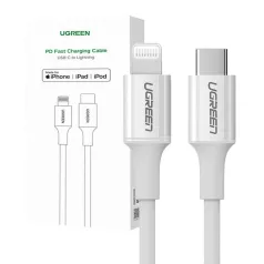 UGREEN US171 Lightning-USB-C kábel, 3A, 1,5 m (fehér)