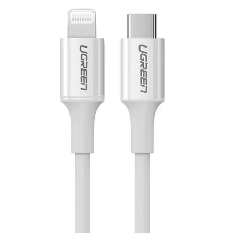 UGREEN US171 Lightning-USB-C kábel, 3A, 1,5 m (fehér)