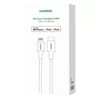UGREEN US171 Lightning-USB-C kábel, 3A, 1,5 m (fehér)