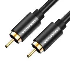   RCA (koaxiális) kábel Vention VAB-R09-B200 hím-hím, 2m (fekete)