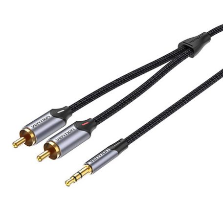Cable Audio 2xRCA to 3.5mm Vention BCNBI 3m (grey)