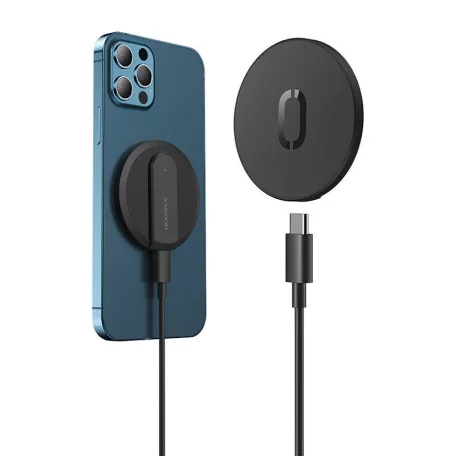 Joyroom mágneses induktív töltő JR-A28, ultra-vékony, 15W (fekete)