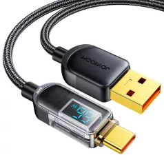 Kábel USB-A Type C 1,2m Joyroom S-AC066A4 (fekete)