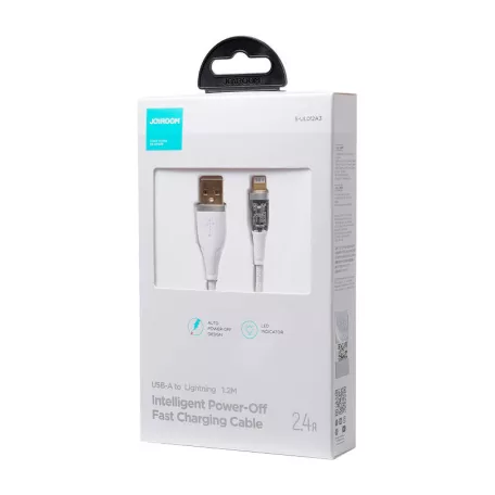 USB-A / Lightning / 2.4A / 1.2m Joyroom S-UL012A3 (biały)