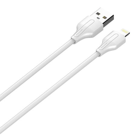 USB to Lightning cable LDNIO LS543, 2.1A, 1m (white)