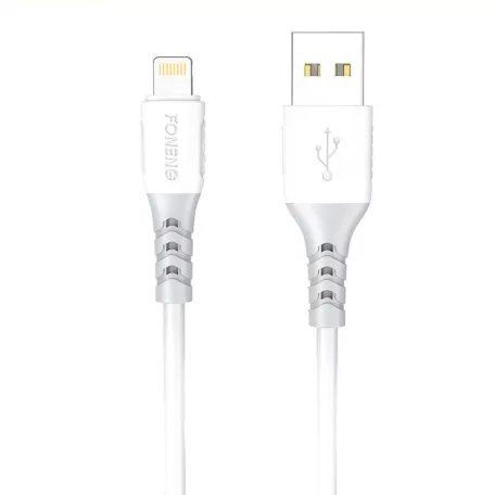 Foneng X66 Lightning-USB-C kábel, 20W, 3A, 1m (fehér)