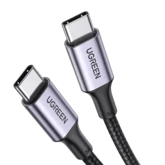 Ugreen US316 USB-C - USB-C kábel, 100W, 5A 0,5m (fekete)