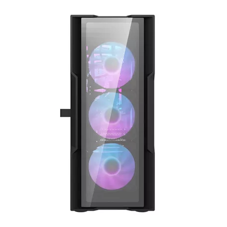 Darkflash DK431 Glass számítógépház + 4 RGB ventilátor (fekete)