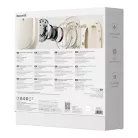 Baseus Bowie H1 Bluetooth 5.2 fejhallgató, ANC (fehér)